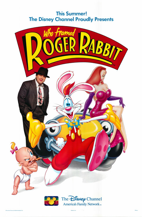 who framed roger rabbit? 1987 advance one sheet poster rolled ver c